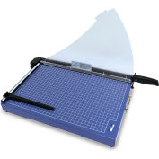 Coupe-papier guillotine United Office, longueur de coupe 17-1/2 », capacité de 20 feuilles, bleu