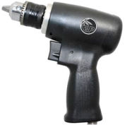 Florida Pneumatic Pistol Grip Air Drill, Keyed, 3/8 » Chuck, 20000 RPM