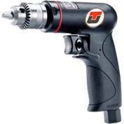 Universal Tool Réversible Pistol Grip Air Drill, Keyed, 1/4 » Chuck, 2600 RPM
