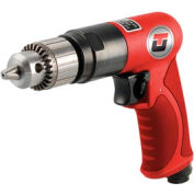 Universal Tool Réversible Pistol Grip Air Drill, Keyed, 3/8 » Chuck, 0,65 HP, 1800 RPM