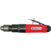 Universal Tool Reversible Straight Air Drill, Jacobs, 1/4" Chuck, 6000 RPM