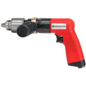 Universal Tool Réversible Pistol Grip Air Drill, Keyed, 1/2 » Chuck, 400 RPM