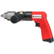 Universal Tool Réversible Pistol Grip Air Drill, Keyed, 1/2 » Chuck, 400 RPM