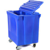 ColdStor™ 8002525 Ice et Beverage Bin-Body and Casters, Bleu