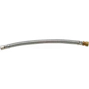 Fluidmaster B8F12 Faucet Supply 3/8 In. Compression X 3/8 In. Copper Tube Coupling X 12 In. - SS