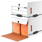 Onglet latéral Fellowes™ Boîtes aux lettres avant, 15-1/2"L x 13-1/2"W x 10-3/4"H, Blanc &Bleu, qté par paquet : 12
