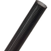 Techflex Clean Cut Fray Resistant Sleeving 3/4 » Dia., 75', Noir