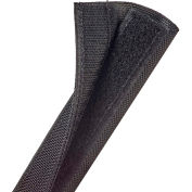 Techflex Durawrap 1050 Ballistic Nylon Wrap avec fermeture velcro 1 » Dia., 25', Noir