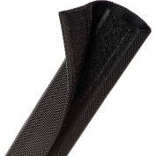 Techflex Durawrap 1050 Ballistic Nylon Wrap avec fermeture velcro 1,25 » Dia., 150', Noir