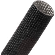 Techflex Insultherm Manchon en fibre de verre enduit de résine 1,5 » Dia., 25', Noir