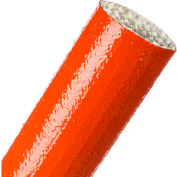 Techflex Fireflex Housse en fibre de verre enduite de silicone 2,38 » Dia., 25', Rouge