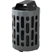 Frost Stingray Outdoor Waste Receptacle 2020, 42 Gallon Capacity - Black