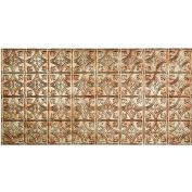 Fasade Traditional Style # 1 - 2' X 4' Vinyl Glue-Up Ceiling Tile in Bermuda Bronze - G50-17