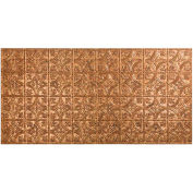 Fasade Traditional Style # 1 - 2' X 4' Vinyl Glue-Up Ceiling Tile in Cracked Copper - G50-19
