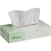 GP Envision White Facial Tissue Flat Box, 100 Sheets/Box, 30 Boxes/Case - 47410