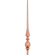 Good Directions 28" Aragon Polished Copper Rooftop Finial