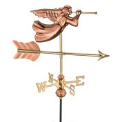 Good Directions Angel Garden Weathervane, Polished Copper w/Garden Pole