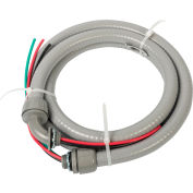 Bergen Industries Non-Metallic Flexible Liquidtight A/C Electrical Whip, 1/2" x 6', 10/3