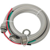 Bergen Industries Non-Metallic Flexible Liquidtight A/C Electrical Whip, 3/4" x 6', 8/2 & 10/1