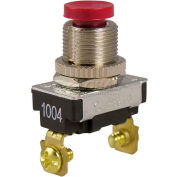 Interrupteur unipolaire unidirectionnel Gardner Bender GSW-23, bouton-poussoir, 3a 120vac