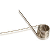 270° Torsion Spring - 0.377" Coil Dia. - 0.03" Wire Dia. - Wound Right - 302 Stainless Steel
