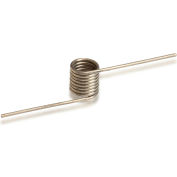 Ressort de torsion de 180° - 1,082" bobine ø - 0,125" fil ø - plaie droite - inox 302