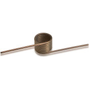 180° Torsion Spring - 1.189" Coil Dia. - 0.135" Wire Dia. - Wound Left - Music Wire