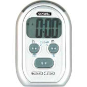 Digital Count-Up/Count-Down Timer With Audible Beeper, Red Led & Vibration Alarm - Pkg Qty 5
