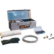 General Wire JM-1000-D Electric Mini-Jet Drain Cleaning Machine W/50' x 3/16" Stainless Steel Hose