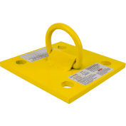 Ancre murale Guardian, 6 » X 6 », Acier enduit de poudre, Bolt-On , 130-420 lbs Capacité