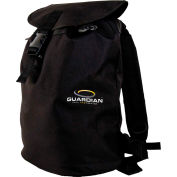 Guardian Ultra-Sack Canvas Duffel Backpack, Polyester, Black, Small