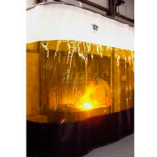 Goff's Weld Curtain 31425 with Straight Track & Hardware - 12'W x 10'H