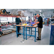 Global Industrial™ cadre de cloison autoportant, 72 « L x 96 « H, clair