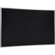 Panneau d’affichage mondial en caoutchouc recyclé ™ industriel, 48"L x 36"H, Noir