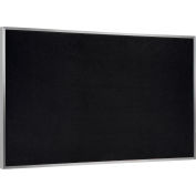 Panneau d’affichage mondial en caoutchouc recyclé ™ industriel, 48"L x 36"H, Noir