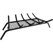 Pleasant Hearth Fireplace Grate, BG5-275EM, 27"W, 1/2" Steel, 5 Bars, Ember Retainer