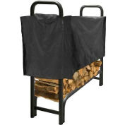Agréable foyer 4' Log bâche grille demi - Polyester résistant tanné LC6-4SC