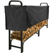 Pleasant Hearth 8' Log Storage Rack Half Cover - Weathered-Resistant Polyester LC6-8SC