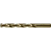 Chicago-Latrobe 550 5/32 Cobalt Heavy-Duty Straw 135 Split Point Jobber Length Drill - Pkg Qty 12