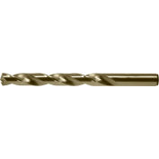 Chicago-Latrobe 550 #45 Cobalt Heavy-Duty Straw 135 Split Point Jobber Length Drill, qté par paquet : 12