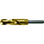 Chicago-Latrobe 190C-TN 13/16 General Purpose TiN 118 Silver & Deming Drill with 1/2 Reduced Shank