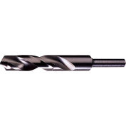 Chicago-Latrobe 239 7/16 HSS General Purpose Steam Oxide 118 Point 1/4 Reduced Shank Drill