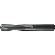 Chicago-Latrobe 759 #8 Solide Carbide General Purpose Bright 118 4-Facet Point Stub Length Drill