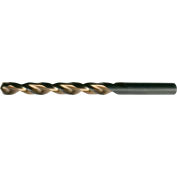 Cle-Line 1872 #7 HSS Heavy-Duty Black & Gold 135 HSS Heavy-Duty Parabolic Jobber Length Drill, qté par paquet : 12