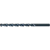 Cle-Line 1806 3/16 12In OAL HSS Heavy-Duty Steam Oxide 118 K-Notched Point Extra Length Drill
