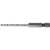 Cle-Line 1816 3/32 HSS Heavy-Duty Bright 135 1/4 Hex Shank Drill - Pkg Qty 12