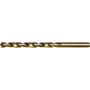 Cle-Line 1802 #22 Cobalt Heavy-Duty Straw 135 Split Point Jobber Length Drill, qté par paquet : 12