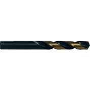 Cle-Line 1875R 5/16 HSS H.D.Black & Gold 135 Split Point 3-Flatted shank Mechanics Length Drill, qté par paquet : 6