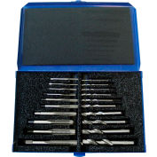 Chicago-Latrobe 157/1002 Series 20PC HSS Bright Screw Machine Drill and Plug Hand Tap Set