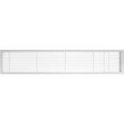 AG10 Série 6 "x 42" solide alun fixe Bar alimentation/retour Air Grille de ventilation, porte/w blanc-mat